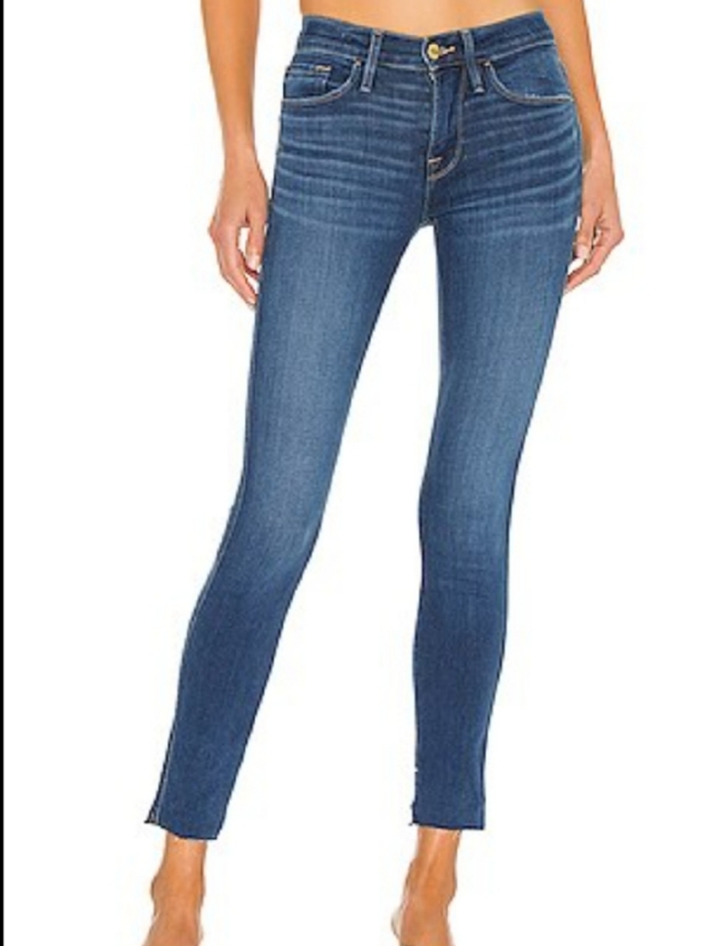 Frame Denim Le Skinny De Jeanne Low Rise Jeans 27 Waist